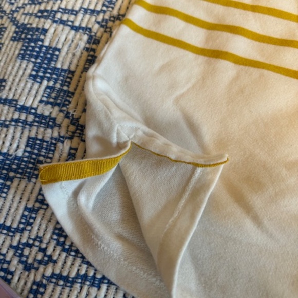 Joules Stripe Cotton Marine Top / Tunic (L) - Picture 3 of 5